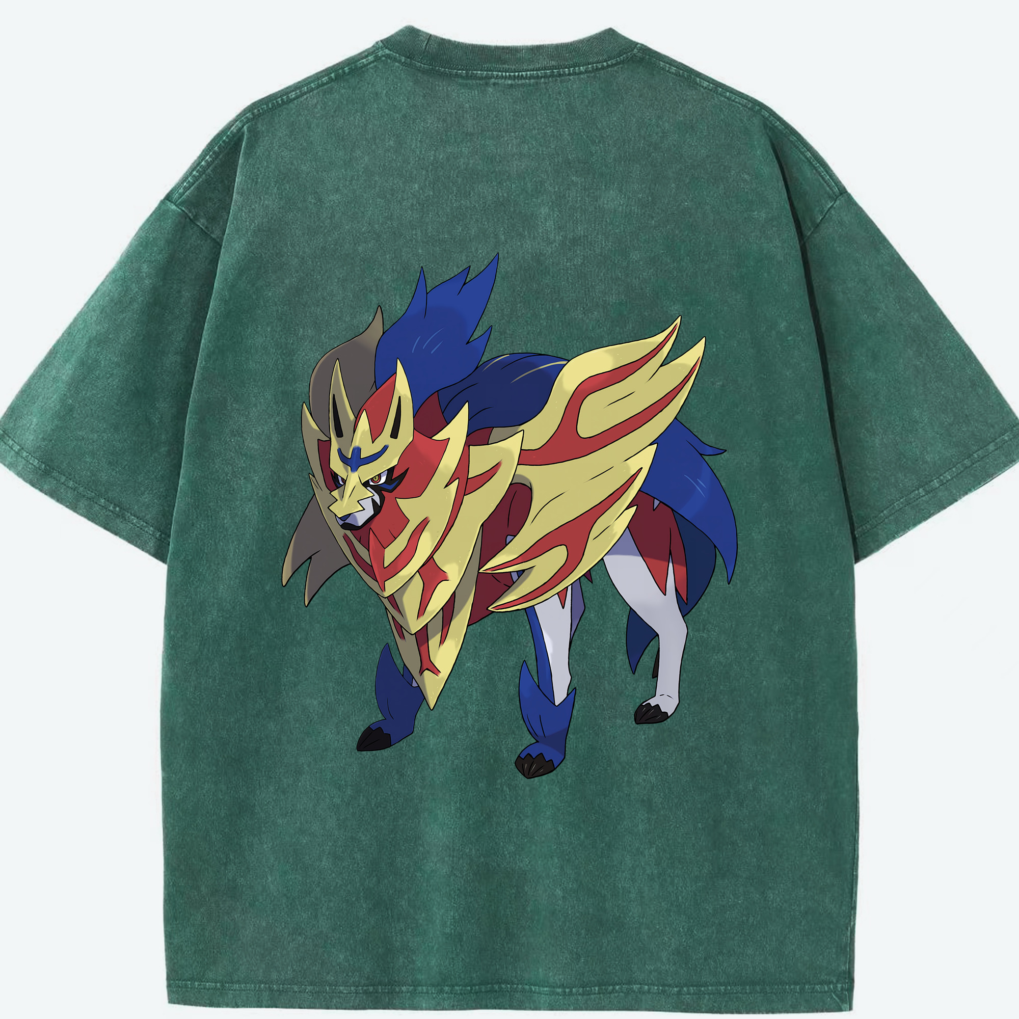 （画像用） ポケットモンスター Pokémon 綿100% ヴィンテージ風 半袖Tシャツ（背面プリント）